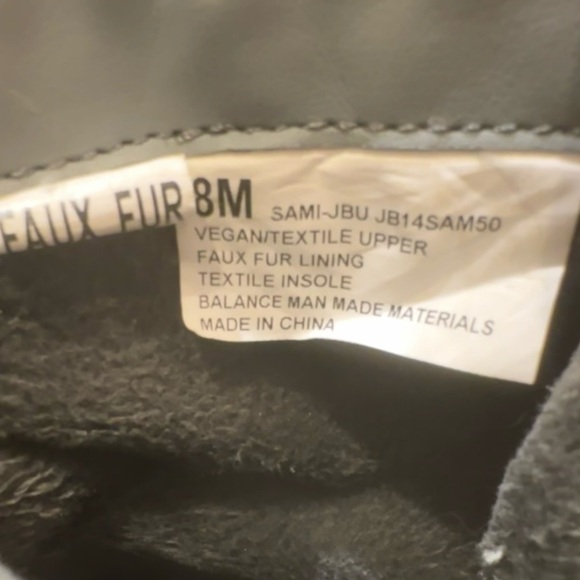 JBU Waterproof Vegan Leather Sami Ankle Boot Grey/Black Women’s shoes Sz 8 - Picture 7 of 7